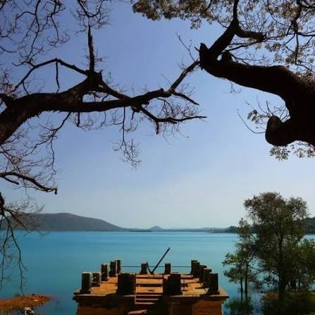 Pakhal Wildlife Sanctuary and Pakhal Lake surrounded by forests in Telangana